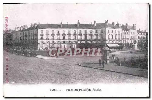 Cartes postales TOURS Place du Palais de Justice