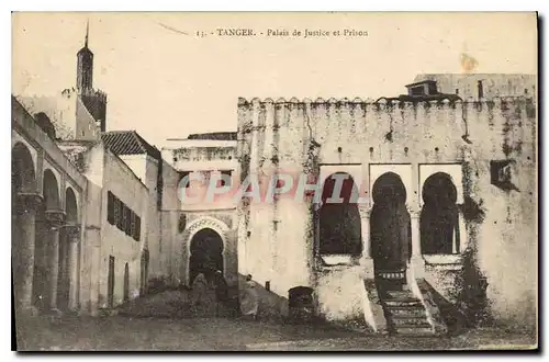 Cartes postales TANGER Palais de Justice et Prison