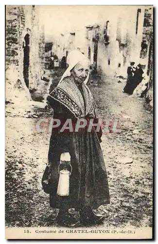 Ansichtskarte AK Folklore Costume de CHATEL-GUYON