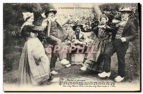 Ansichtskarte AK Folklore L'AUVERGNE PITTORESQUE