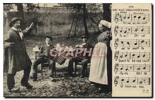 Cartes postales Folklore Bourree