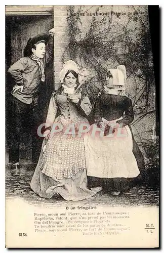 Cartes postales Folklore Auvergne -