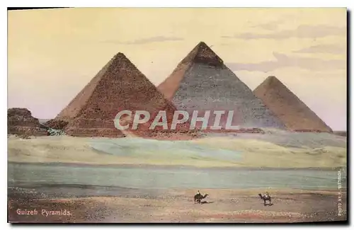 Cartes postales Egypte Egypt Les Pyramides de Guizeh