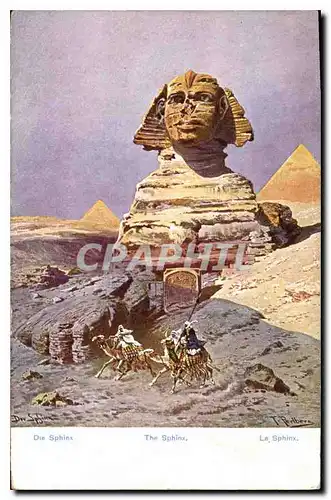 Ansichtskarte AK Egypte Egypt Le Sphinx