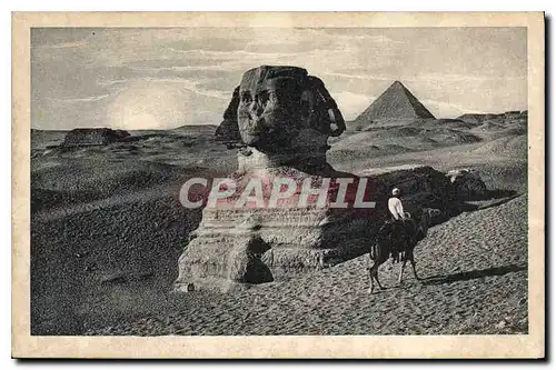 Ansichtskarte AK Egypte Egypt The sphinx