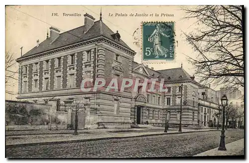 Cartes postales VERSAILLES Le Palais de Justice et la Prison