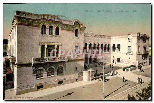 Ansichtskarte AK TUNIS LE PALAIS DE JUSTICE