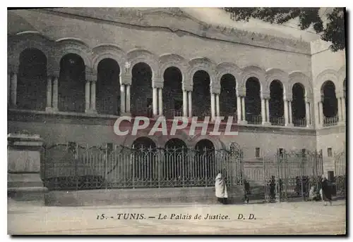 Cartes postales TUNIS Le Palais de Justice