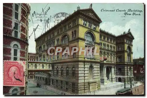 Cartes postales Criminal Courts Building New York