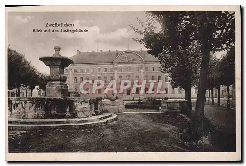 Cartes postales Zwqeibrucken Blick auf das Justizbaude