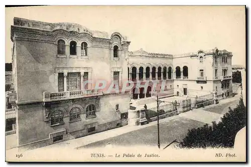 Cartes postales TUNIS Le Palais de Justice