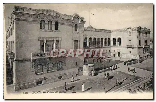 Cartes postales TUNIS Palais de Justice