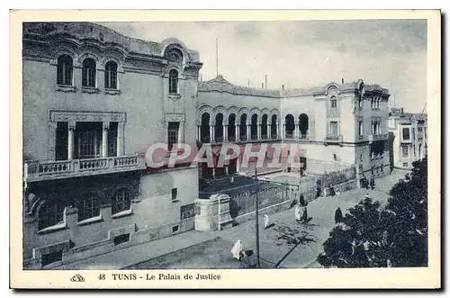 Cartes postales TUNIS Le Palais de Justice