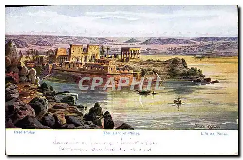 Cartes postales Egypt Egypt  L'�le de Philae