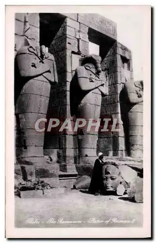 Ansichtskarte AK Egypt Egypt  Temple fun�raire de Ramses II tr�s ruin� se trouve devant la vall�e des Rois loin d