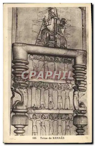 Cartes postales Egypt Egypte Trone de Xerxes