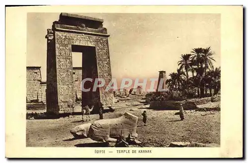 Cartes postales Egypt Egypte  Temple de Karnak
