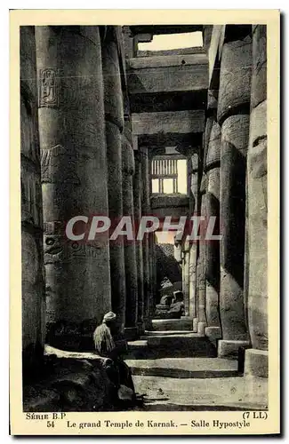 Ansichtskarte AK Egypt Egypte Le grand Temple de Karnak Salle Hypostyle