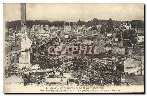 Cartes postales Militaria Bataille de la Marne 6 au 12 Septembre 1914