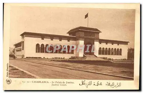 Ansichtskarte AK Casablanca Le Palais de Justice Justice Court