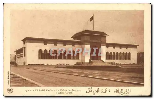 Ansichtskarte AK Casablanca Le Palais de Justice Justice Court
