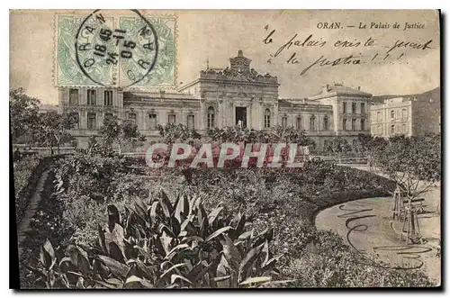 Cartes postales Oran Le Palais de Justice