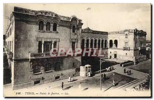 Ansichtskarte AK Tunis Palais de Justice