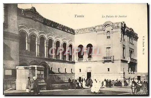 Ansichtskarte AK Tunis Le Palais de Justice