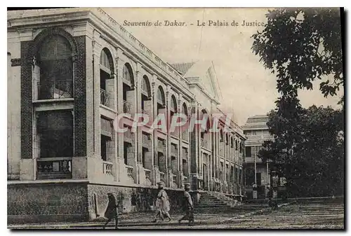 Ansichtskarte AK Souvenir de Dakar Le Palais de Justice