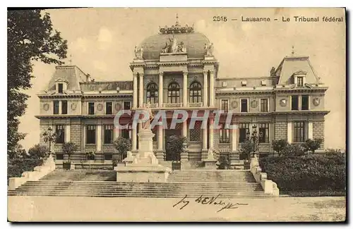 Cartes postales Lausanne Le Tribunal federal