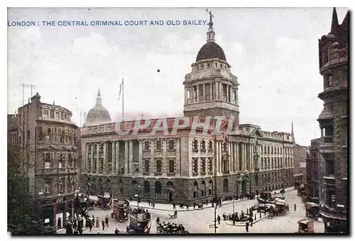 Ansichtskarte AK London The Central Criminal Courts and Old Bailey