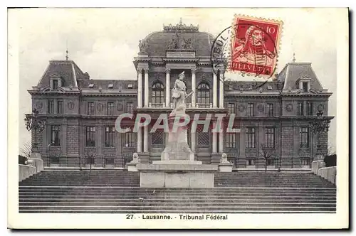 Cartes postales Lausanne Tribunal Federal