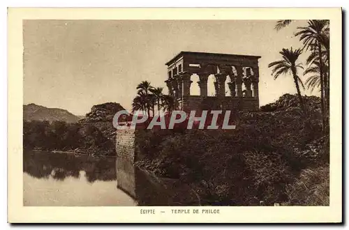 Ansichtskarte AK Egypt Egypte Egypte Temple de Philae