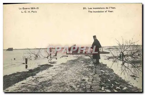 Cartes postales Militaria La Guerre 1914 15 LCH Paris Les inondations de I'Yser