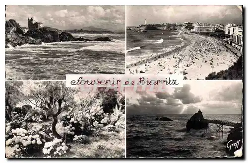 Cartes postales Souvenir de Biarritz