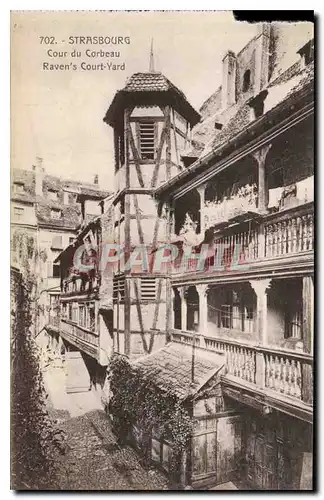 Cartes postales Strasbourg Cour du Corbeau Ravens Court Yard