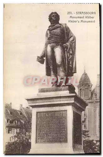 Cartes postales Strasbourg Monument Kleber