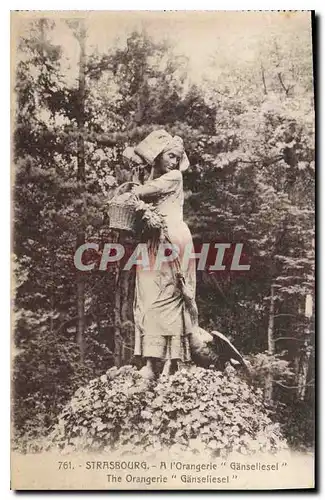 Cartes postales Strasbourg A l'Orangerie Ganseliesel