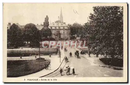 Cartes postales Mulhouse Entr�e de la Ville