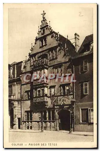 Cartes postales Colmar Maison des Tetes