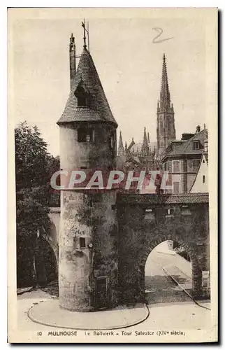 Cartes postales Mulhouse Le Bollwerk Tour Salvater