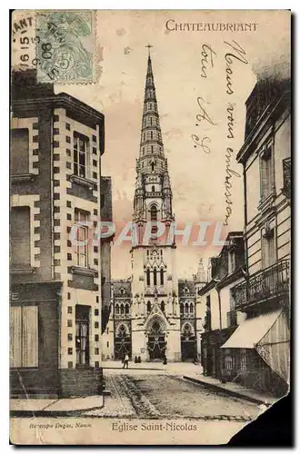 Cartes postales Chateaubriant Eglise Saint Nicolas