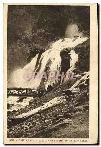 Ansichtskarte AK Cauterets Cascade de Lutour ou de Pisse Arros