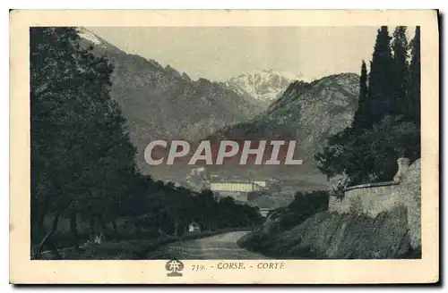 Cartes postales Corse Corte