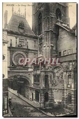 Cartes postales Rouen La Grosse Horloge