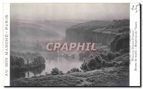 Cartes postales William Didier Pouget Brume de matin Bruyeres en Fleurs