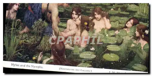 Cartes postales Hylas and the Nymphs Manchester Art Gallery Waterhouse