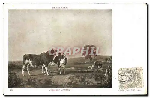 Cartes postales Brascassat Paysage et Animaux