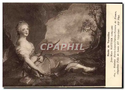 Cartes postales Musee de Versailles Jean Marc Nattier 1685 1766 Madame Marie Louise Therese Victoire de France