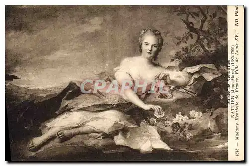 Cartes postales Musee de Versailles Nattier Jean Marc 1685 1766 Madame Henriette de France